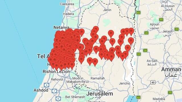 Second Iranian missile launch in quick succession triggers fresh sirens in central Is