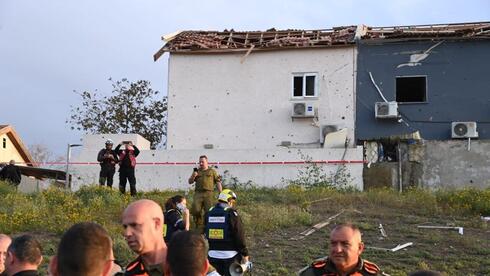 Widespread damage after Iranian cluster missil Widespread damage after Iranian cluster missil