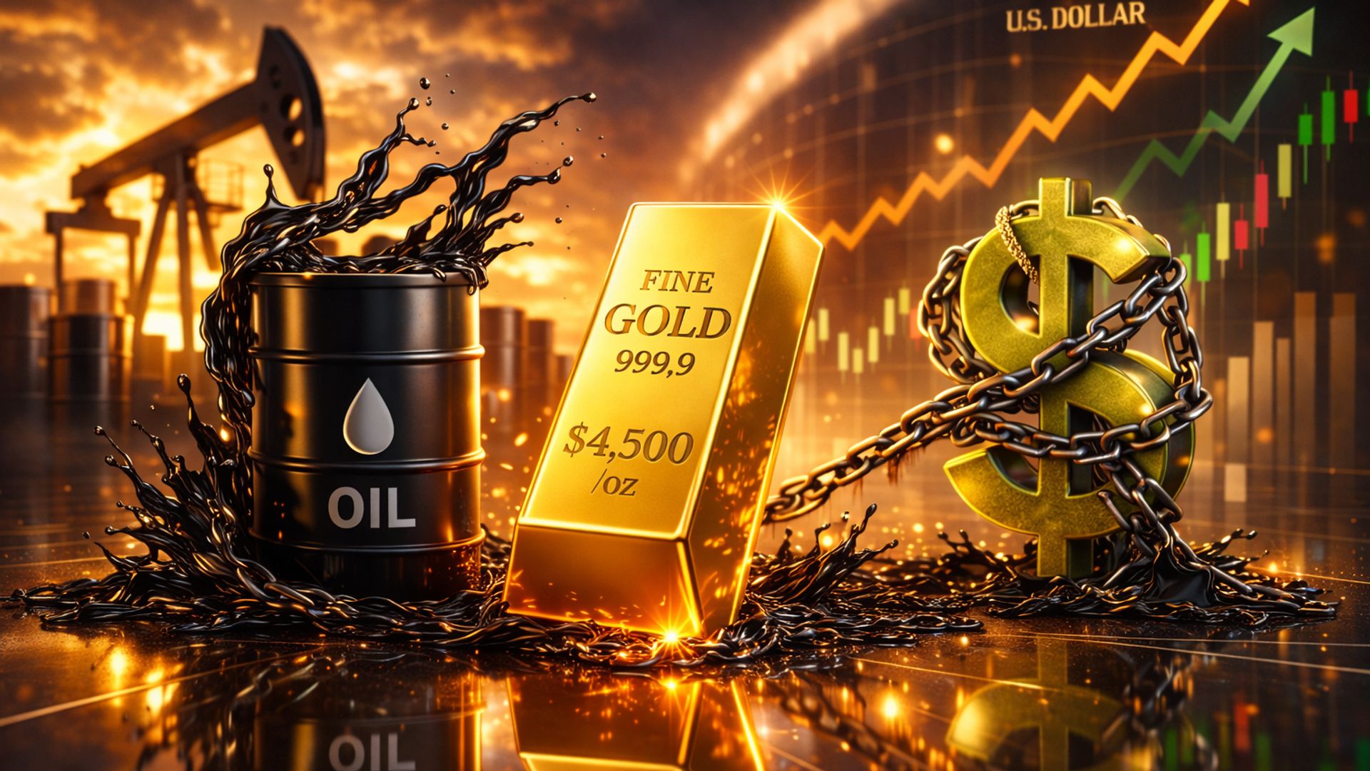 Gold snaps three-week losing streak even as oil prices rise, triggering stagflation fears – KITCO