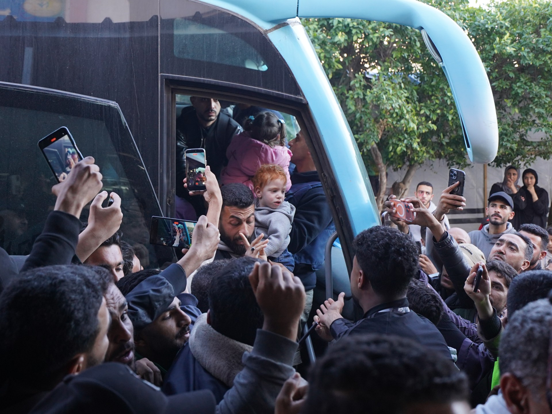 Gaza families reunite years after babies evacuated amid Israel’s war | Israel-Palestine conflict News