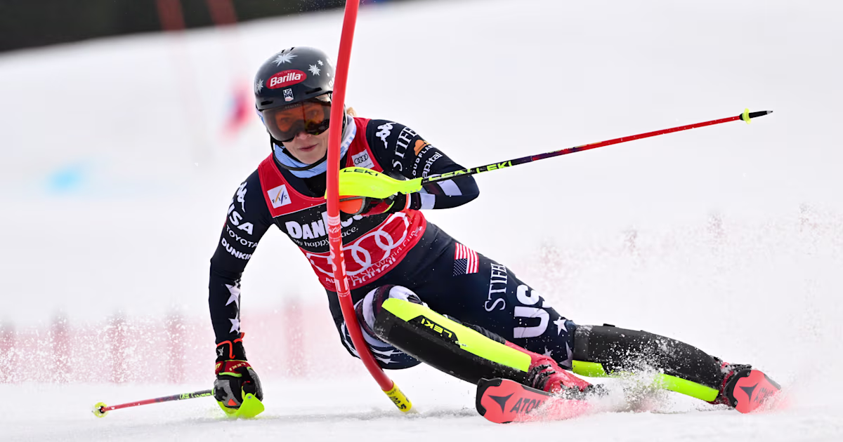 Mikaela Shiffrin makes history in Lillehammer with slalom victory; overall Crystal Globe battle goes to final race of 2025-26 season