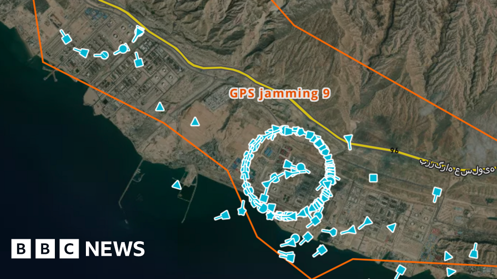 GPS jamming: The invisible battle in the Middle East – BBC