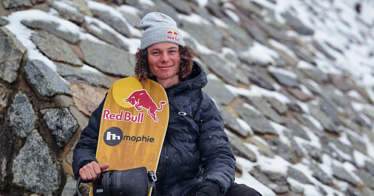 Val Guseli Behind the Snowboarding Champ