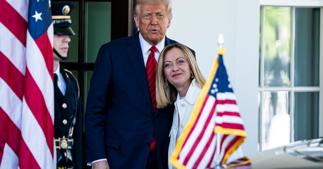 Trump Breaks With Meloni, Italy’s Leader, Amid Dispute Over Pope and Iran