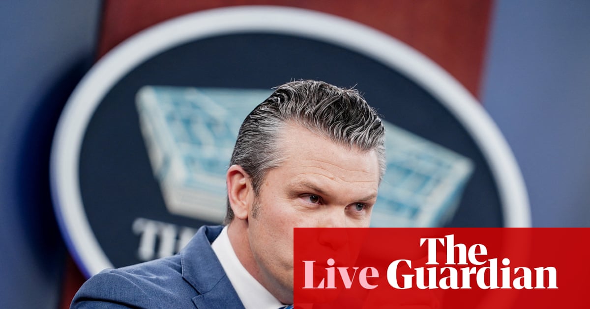 Middle East crisis live: US to block Iranian ports for ‘as long as it takes’ and is ready to restart combat if talks fail, Hegseth warns | US-Israel war on Iran