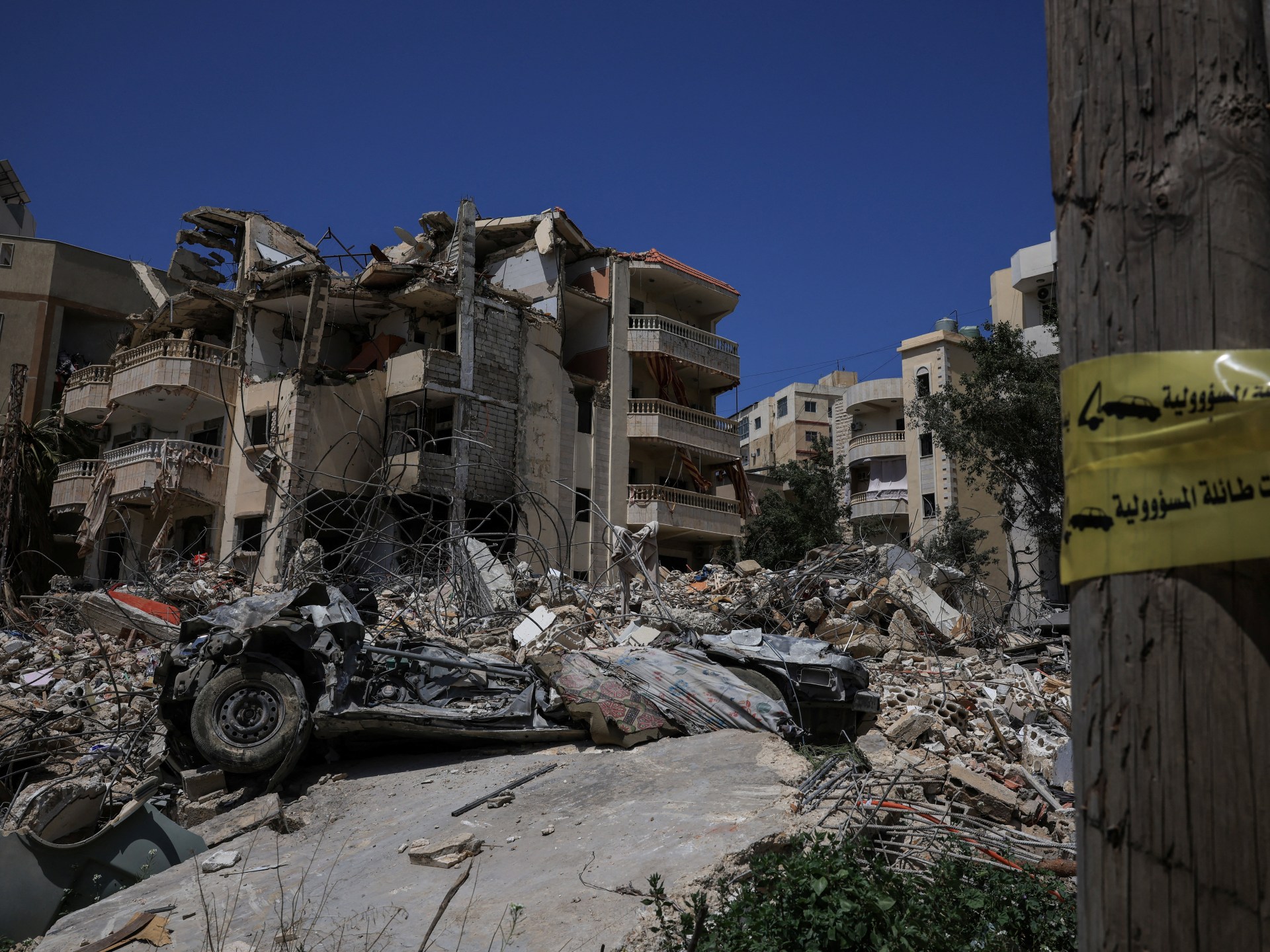 Israel says established a ‘yellow line’ in Lebanon, as it has in Gaza | US-Israel war on Iran News