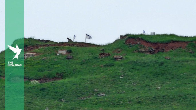 Israeli settlers raise flag over occupied Syrian village