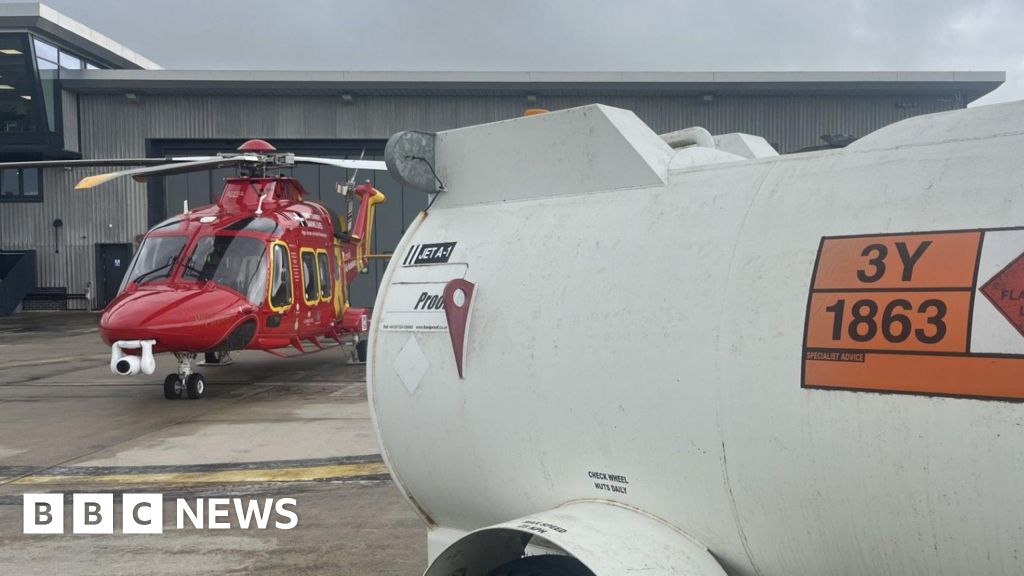 Cornwall Air Ambulance sees £10,000 rise in monthly jet fuel bill – BBC