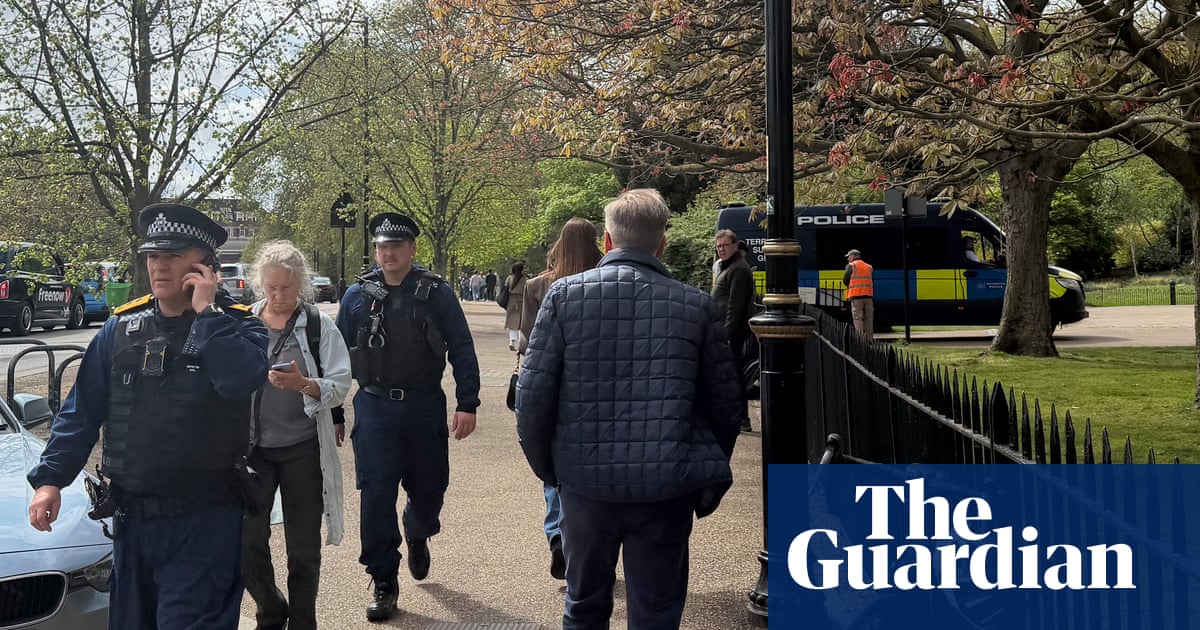 Police in protective clothing respond to incident near Israeli embassy in London | London