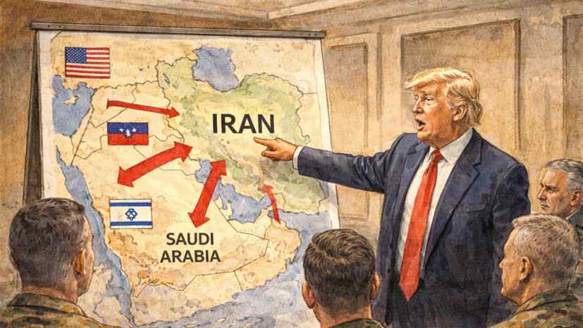 Gulf states urge US to continue operation against Iran