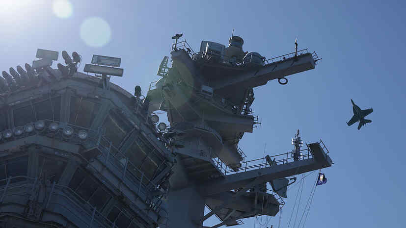 The third US aircraft carrier is heading to the Middle East