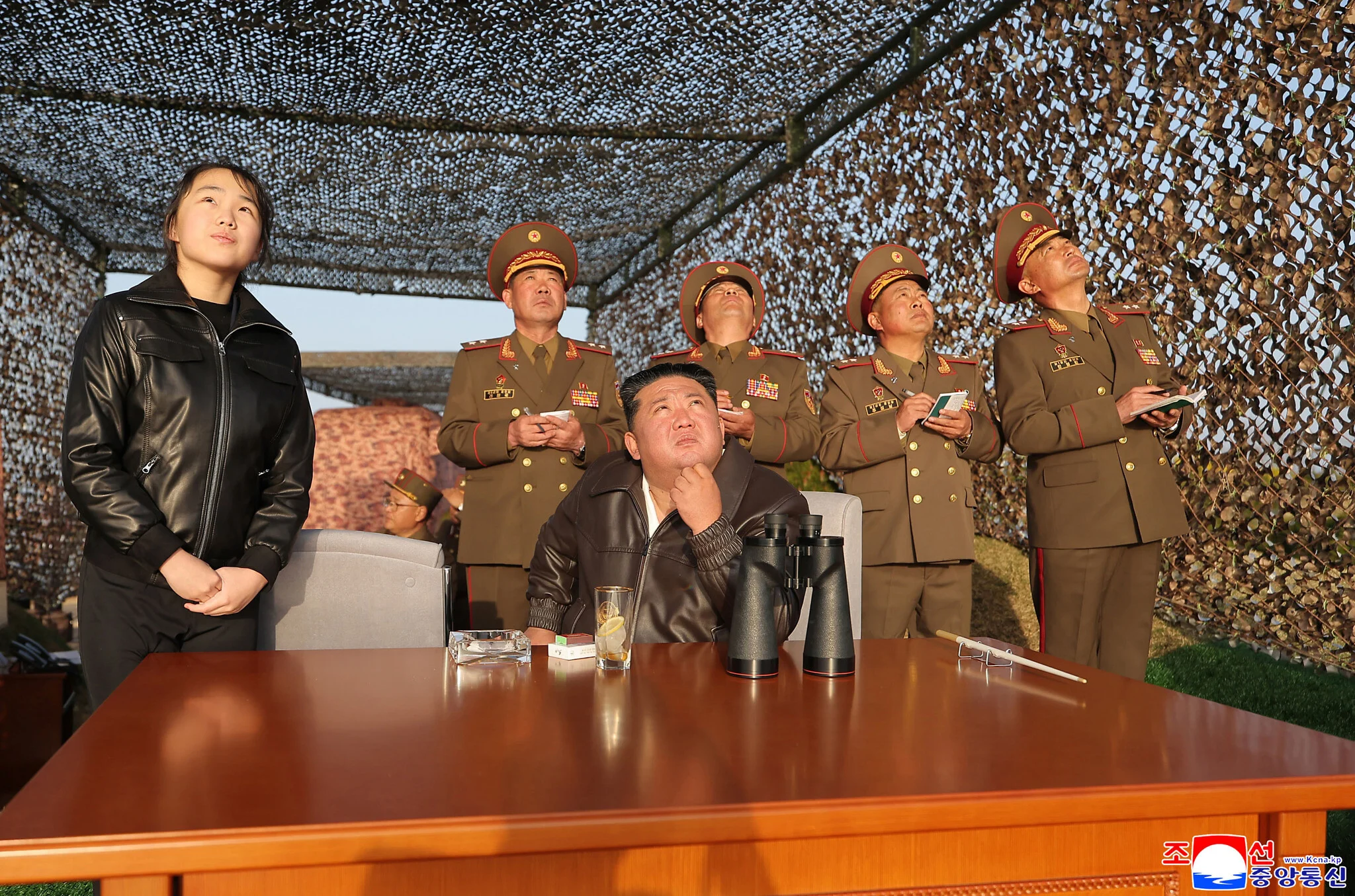 North Korea again tests cluster munitions in launch observed by Kim and his daughter