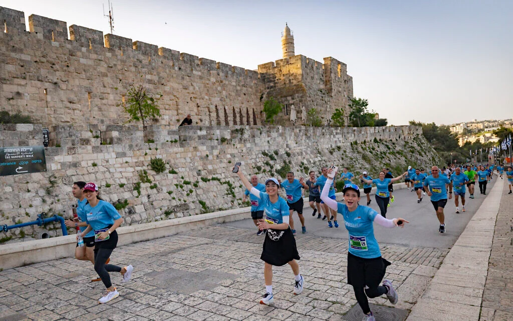 War-delayed marathon-less Jerusalem Marathon takes over capital amid ceasefire