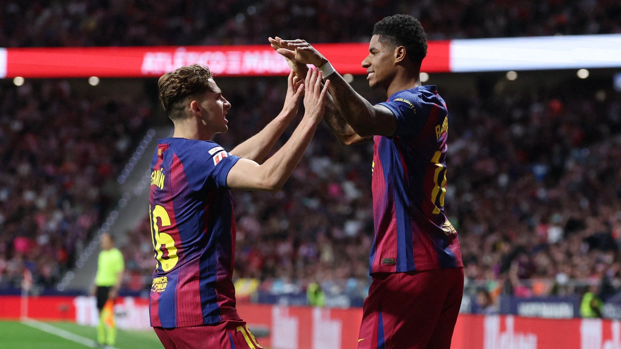 FC Barcelona win a crunch match away at Atlético and are well on course for the title