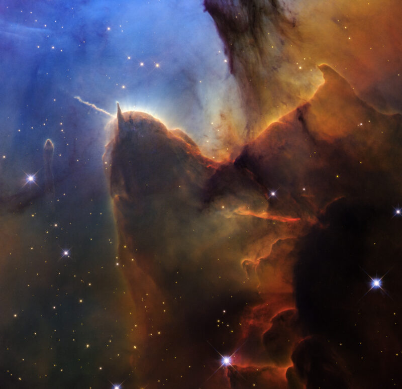 The Trifid Nebula highlights Hubble’s 36 anniversary
