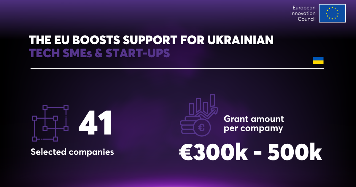 Commission boosts support to Ukrainian deep tech innovators Commission boosts support to Ukrainian deep tech innovators