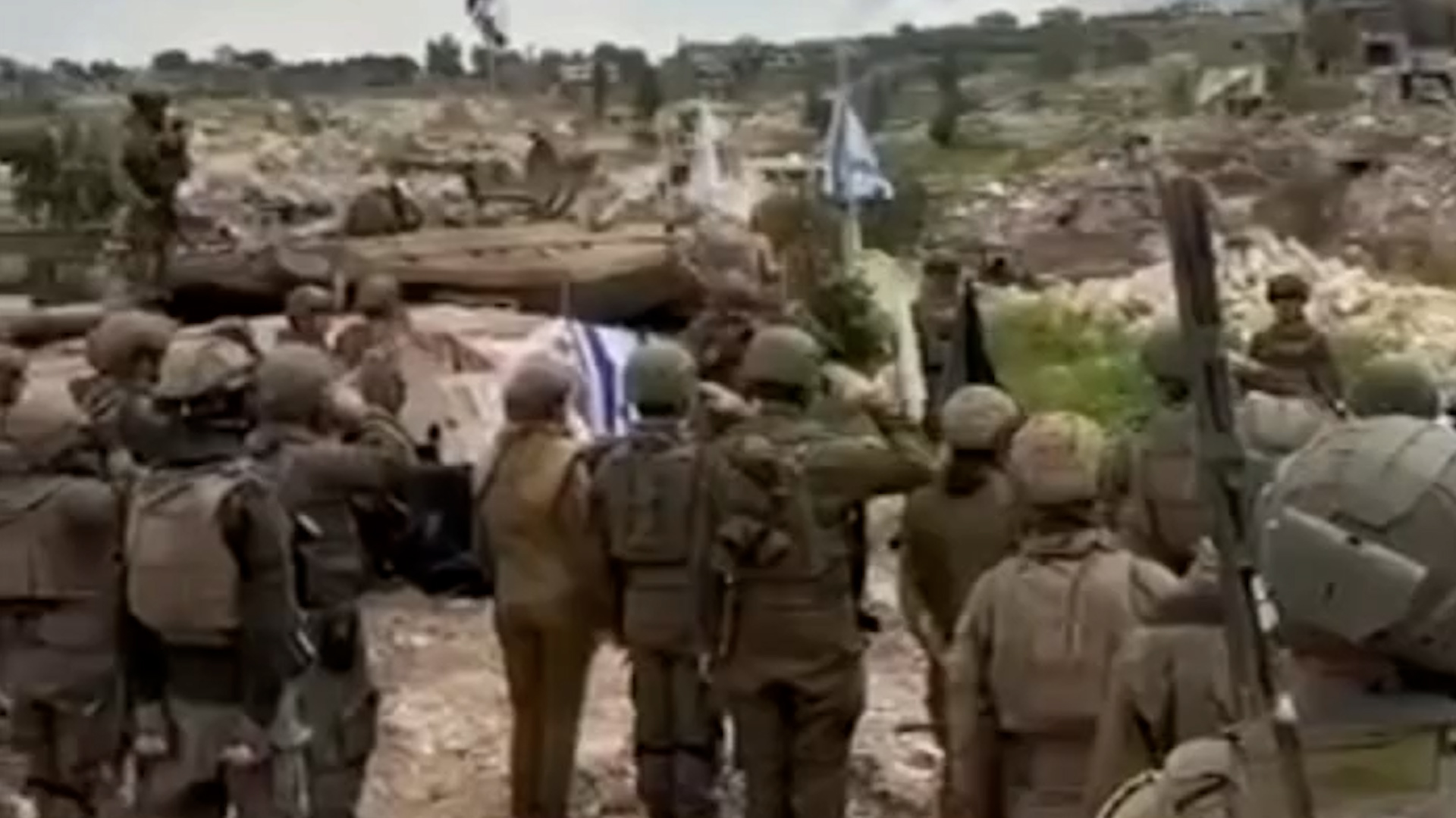 Video: Israeli soldiers sing national anthem on ruins of Lebanese town | Israel attacks Lebanon