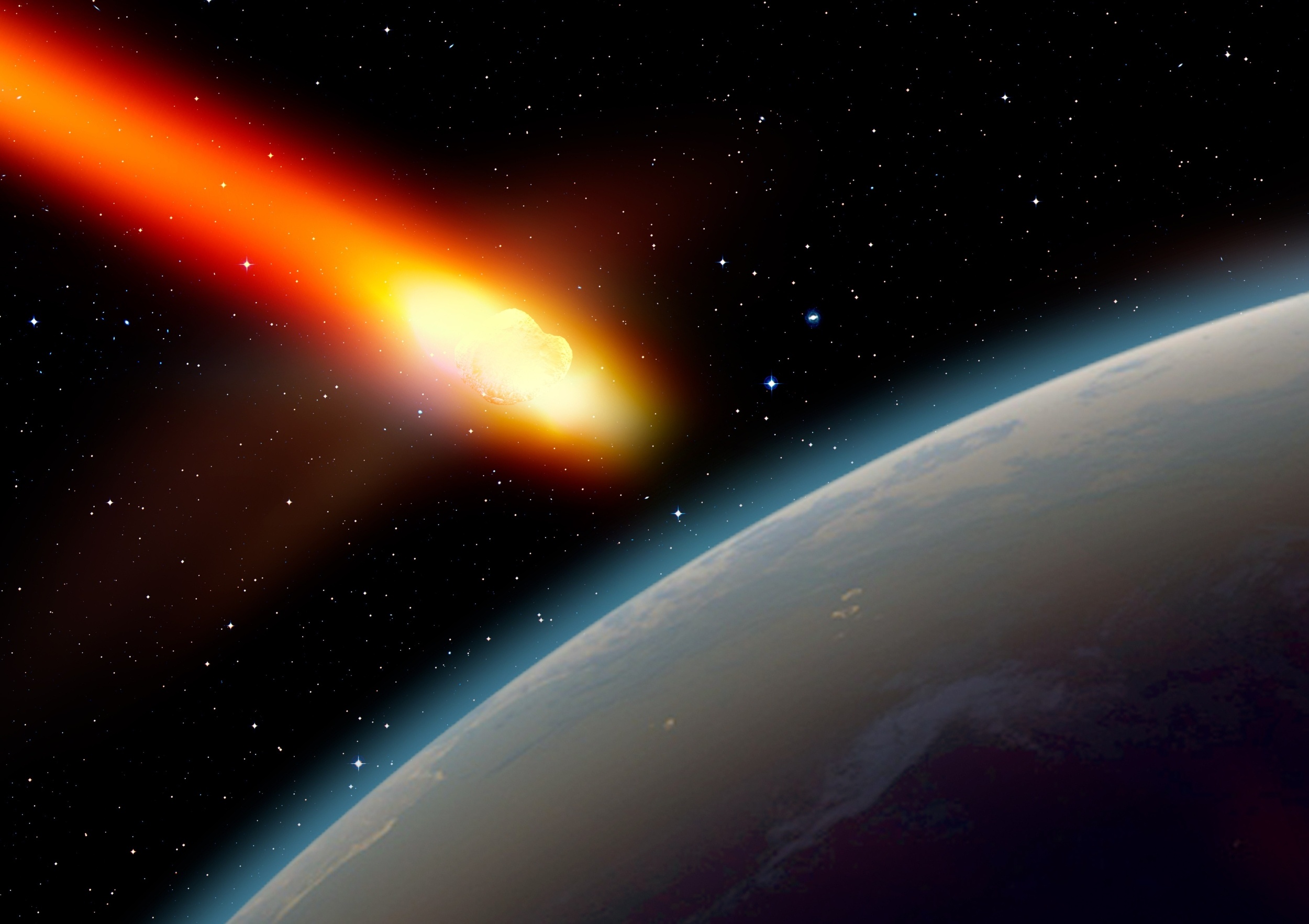 Meteor impacts may have helped spark life on Earth