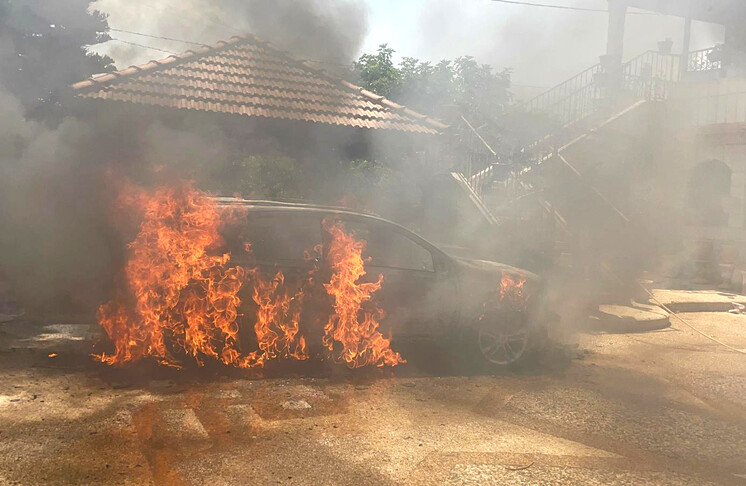 Israeli occupiers torch Palestinian home in West Bank, assault elderly woman